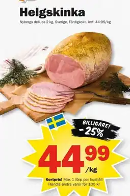 Pekås Helgskinka erbjuda