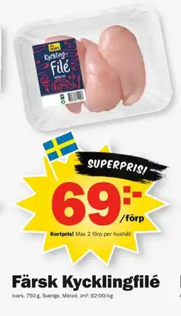 Pekås Ivars Färsk Kycklingfilé erbjuda