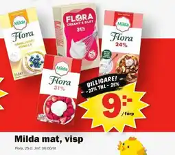 Pekås Flora Milda mat, visp erbjuda