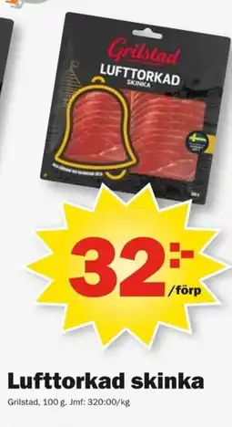 Pekås Grilstad Lufttorkad skinka erbjuda