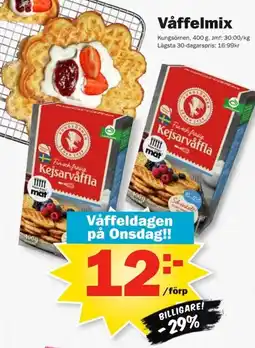 Pekås Kungsörnen Våffelmix erbjuda