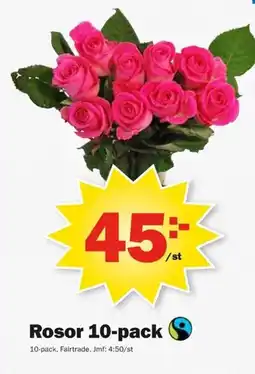 Pekås Rosor 10-pack erbjuda