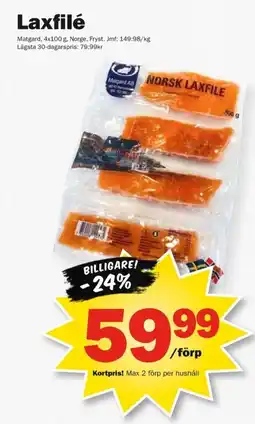 Pekås Laxfilé erbjuda