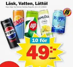 Pekås Läsk, Vatten, Lättöl erbjuda