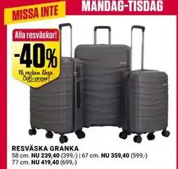 ÖoB RESVÄSKA GRANKA erbjuda