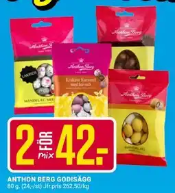 ÖoB ANTHON BERG GODISÄGG erbjuda
