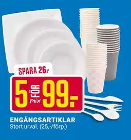 ÖoB ENGÅNGSARTIKLAR erbjuda