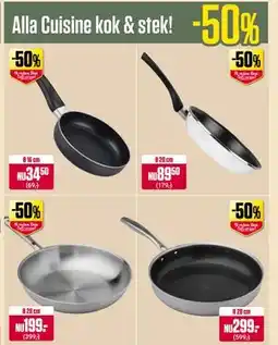 ÖoB Alla Cuisine kok & stek! erbjuda
