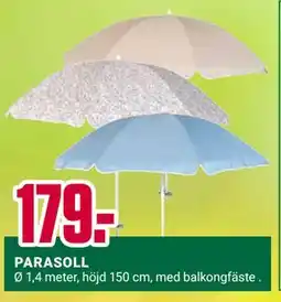 ÖoB PARASOLL erbjuda