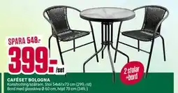 ÖoB CAFÉSET BOLOGNA erbjuda