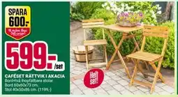 ÖoB CAFÉSET RÄTTVIK I AKACIA erbjuda