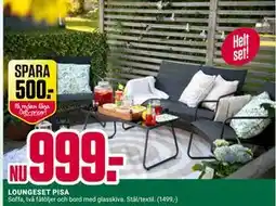 ÖoB LOUNGESET PISA erbjuda