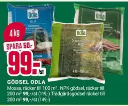 ÖoB GÖDSEL ODLA erbjuda