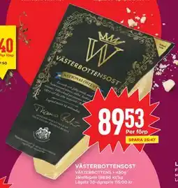 Willys Hemma VÄSTERBOTTENSOST erbjuda