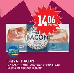 Willys Hemma SKIVAT BACON erbjuda