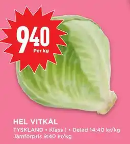 Willys Hemma HEL VITKÅL erbjuda