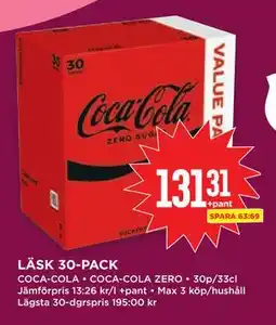 Willys LÄSK 30-PACK erbjuda