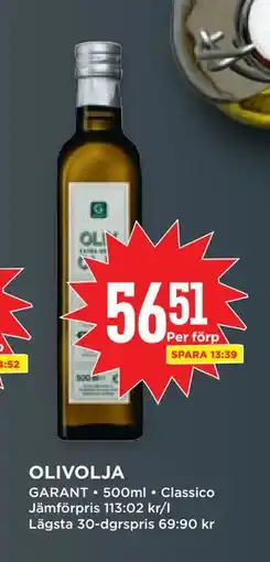 Willys OLIVOLJA erbjuda