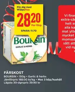 Willys FÄRSKOST, Medlemspris erbjuda