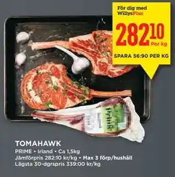 Willys TOMAHAWK, Medlemspris erbjuda