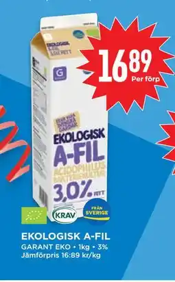 Willys EKOLOGISK A-FIL erbjuda