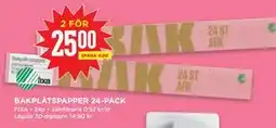 Willys BAKPLÅTSPAPPER 24-PACK erbjuda