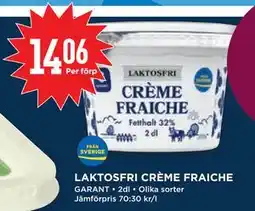 Willys LAKTOSFRI CRÈME FRAICHE erbjuda