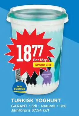 Willys TURKISK YOGHURT erbjuda