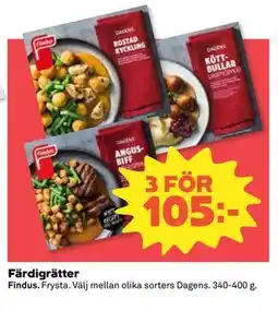 Coop Daglivs Färdigrätter erbjuda