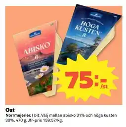 Coop Daglivs Ost erbjuda
