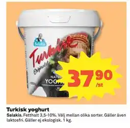 Coop Daglivs Turkisk yoghurt erbjuda