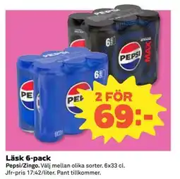Coop Daglivs Läsk 6-pack erbjuda
