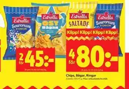 ICA Kvantum Chips, Bågar, Ringar erbjuda