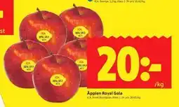 ICA Kvantum Äpplen Royal Gala erbjuda