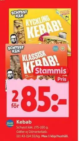 ICA Kvantum Kebab, Medlemspris erbjuda