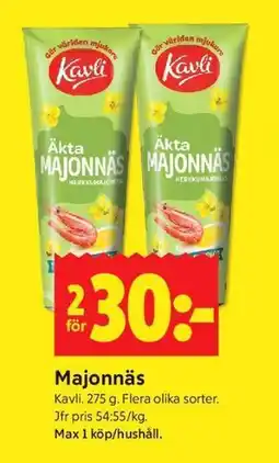 ICA Kvantum Majonnäs erbjuda
