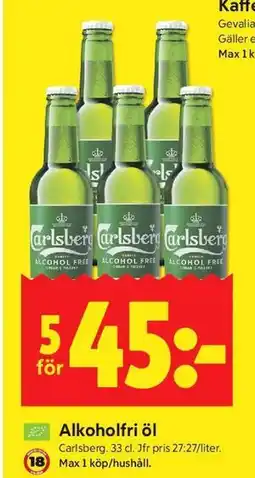 ICA Kvantum Alkoholfri öl erbjuda