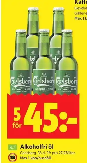 ICA Kvantum Alkoholfri öl erbjuda