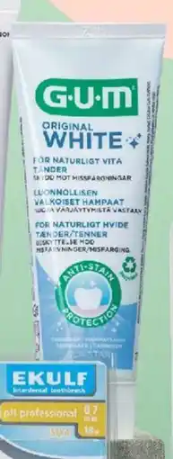 ICA Kvantum GUM Original White Tandkräm erbjuda