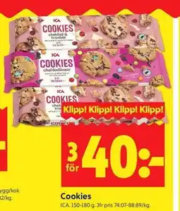 ICA Kvantum Cookies erbjuda