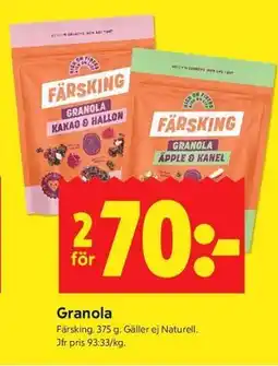 ICA Kvantum Granola erbjuda