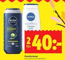 ICA Kvantum Duschcreme erbjuda
