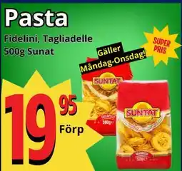 Supergrossen Pasta erbjuda
