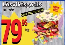Supergrossen Lösviktsgodis erbjuda