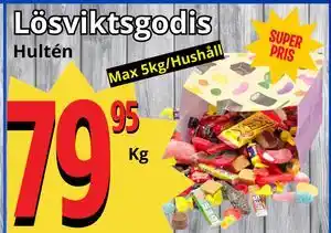 Supergrossen Lösviktsgodis erbjuda