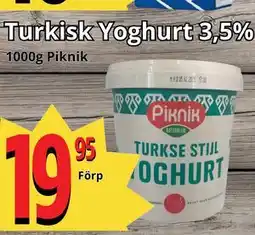 Supergrossen Turkisk Yoghurt 3,5% erbjuda