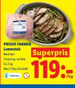 Lidl PROUD FARMER Lammstek erbjuda