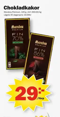 Pekås Chokladkakor erbjuda