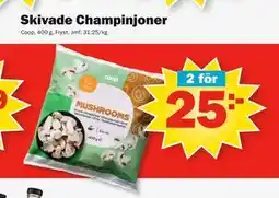 Pekås Skivade Champinjoner erbjuda