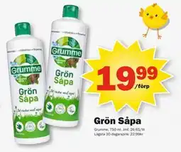 Pekås Grön Såpa erbjuda